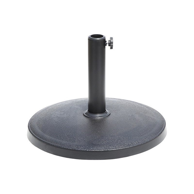 Marbueno Base sombrilla redonda cemento 33 × 45 cm 12kg negro jardín