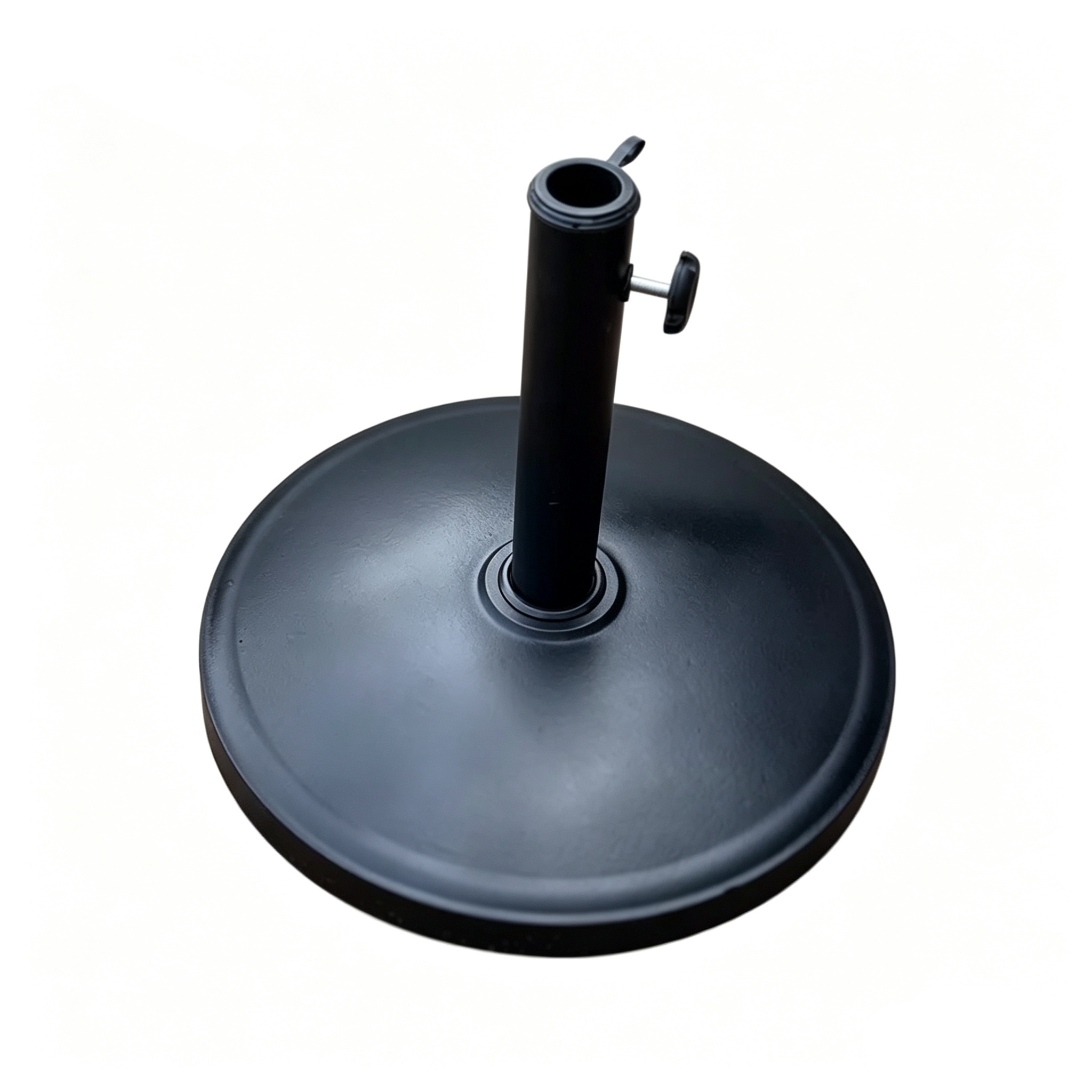 Marbueno Base sombrilla cemento Ø 45 × 36cm negro 18kg redonda