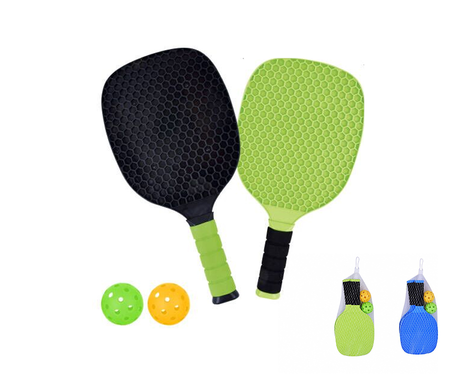Marbueno Conjunto palas pickleball plástico surtido 39 × 19,5 cm red
