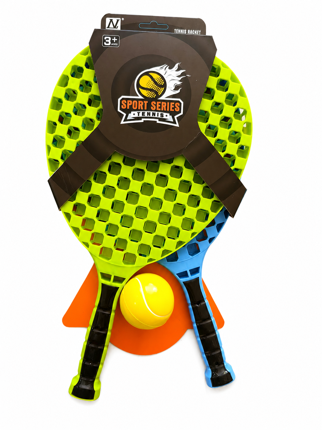 Marbueno Conjunto palas tenis plástico surtido 41 × 22,5 cm carton