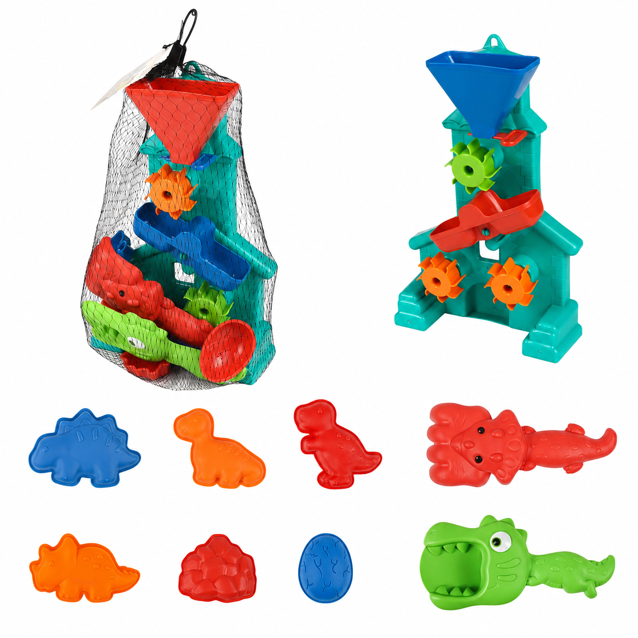 Marbueno Conjunto noria playa c/accesorios 20 × 9 × 31 cm surtido red