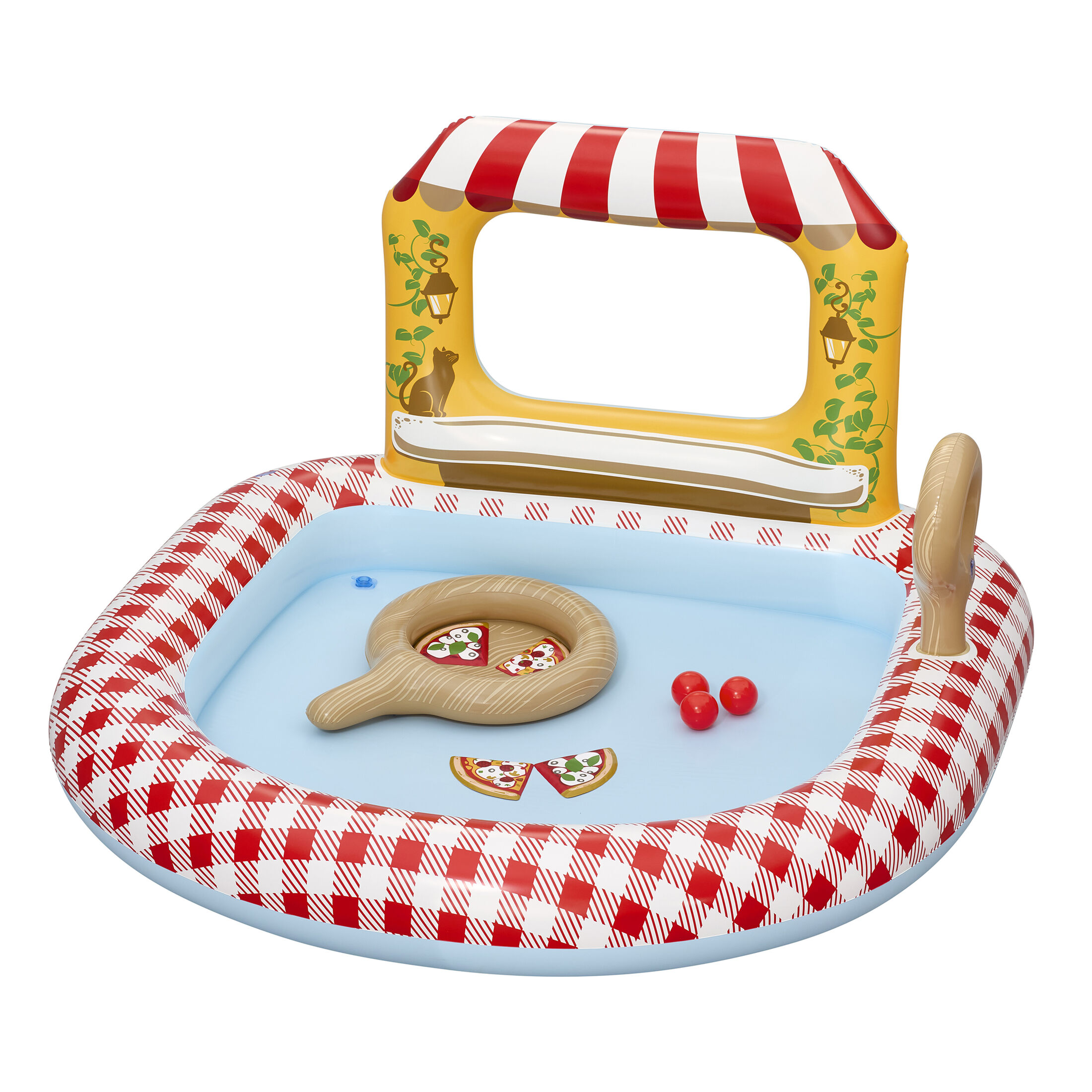 Bestway Piscina parque juegos pizzeria 133 × 131 × 76 cm caja +2 años