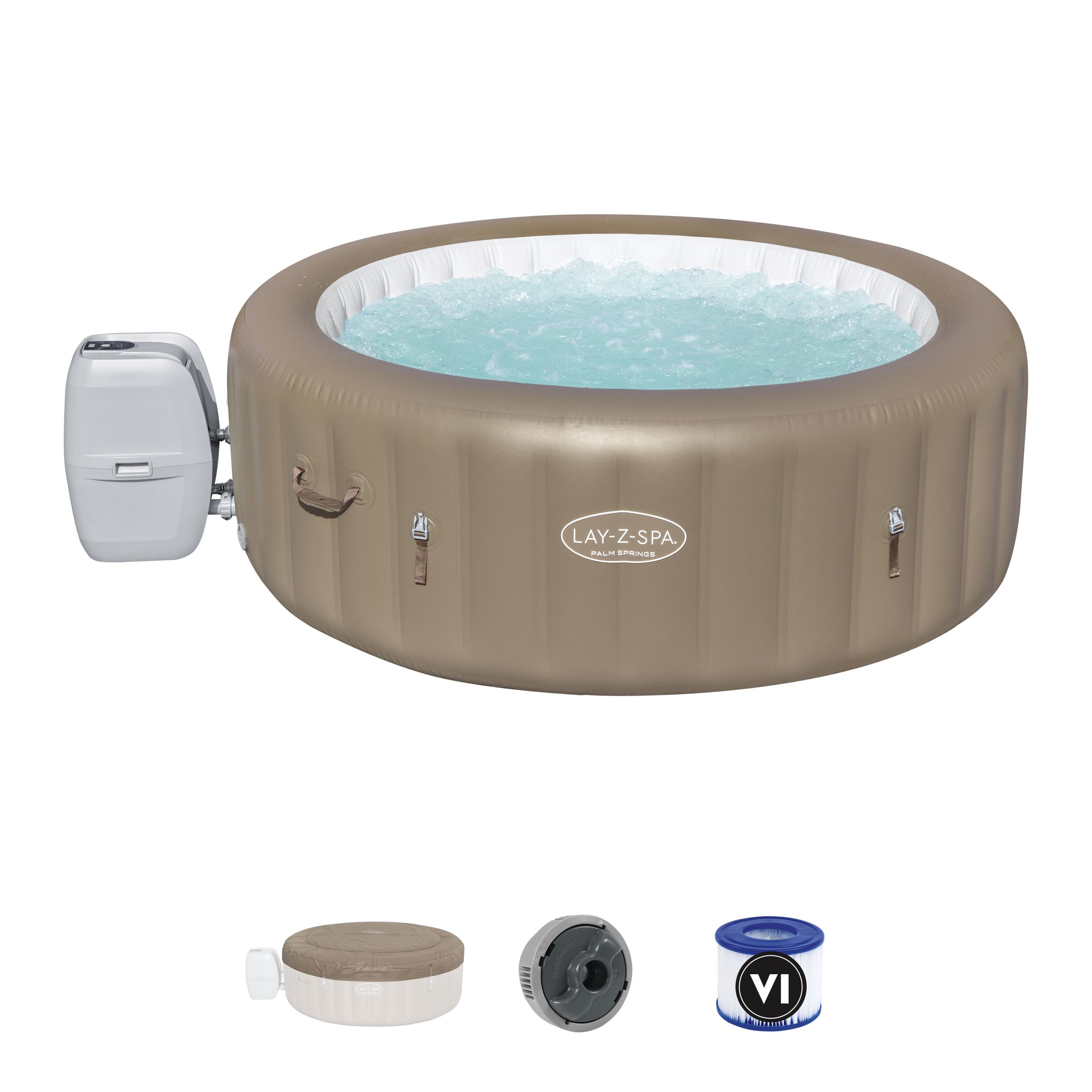 Bestway Lay-z-spa palm springs airjet 6 arena 196 × 71 cm caja