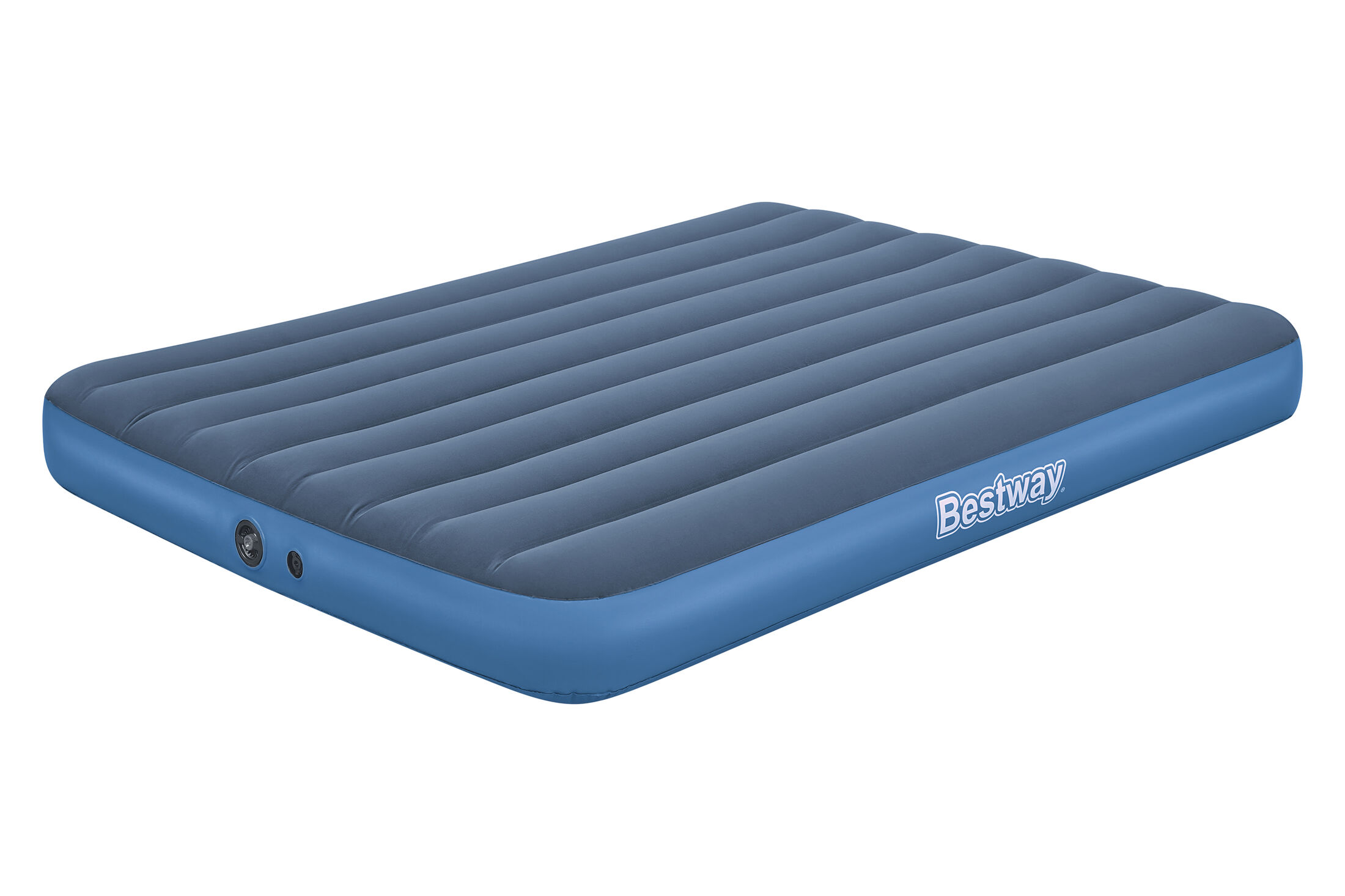 Bestway Colchon camping queen hinchador integrado c/pilas 203 × 152 × 25 cm caja