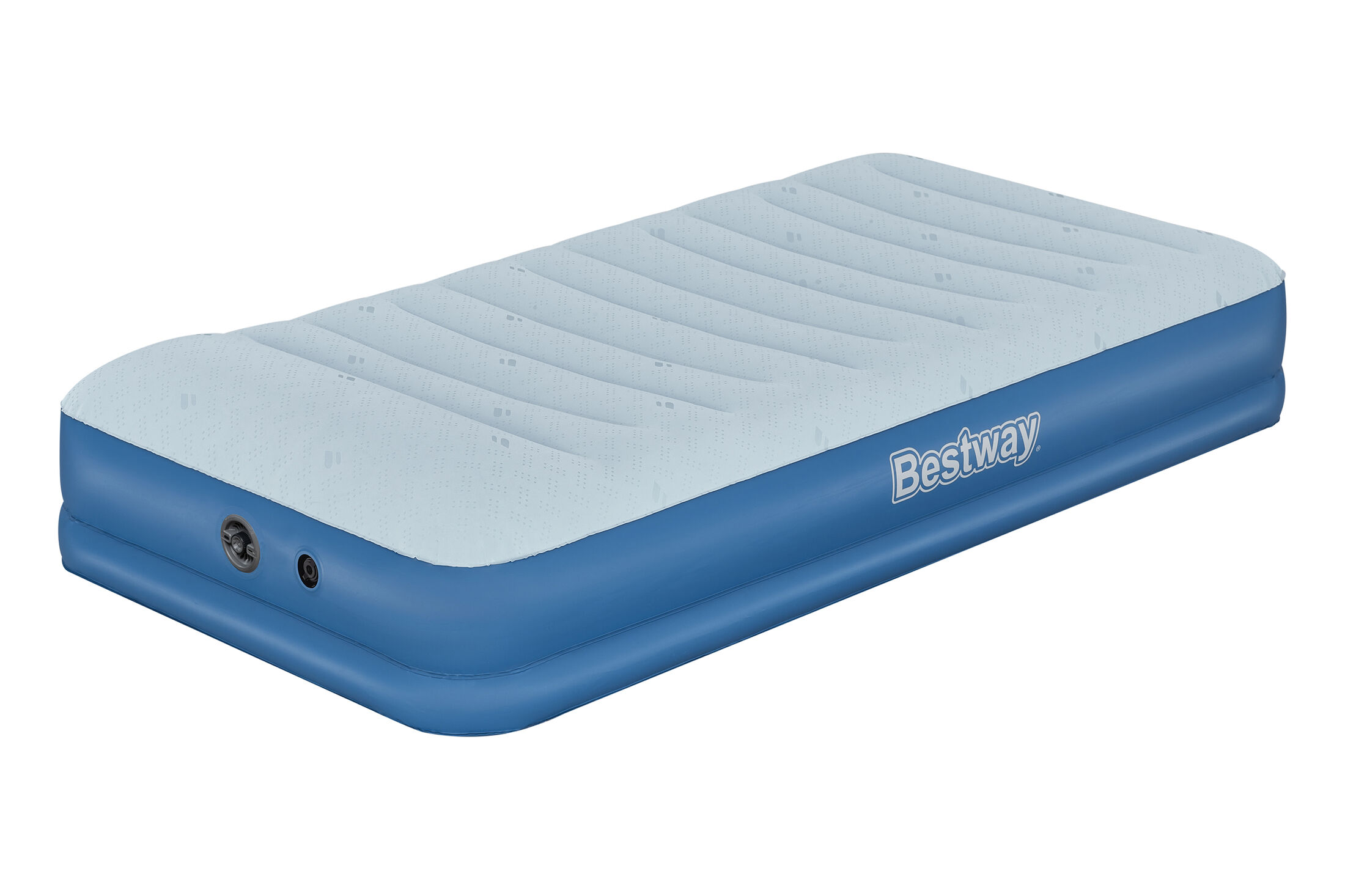 Bestway Colchon camping doble hinchador integrado recargable 191 × 97 × 36 cm caja