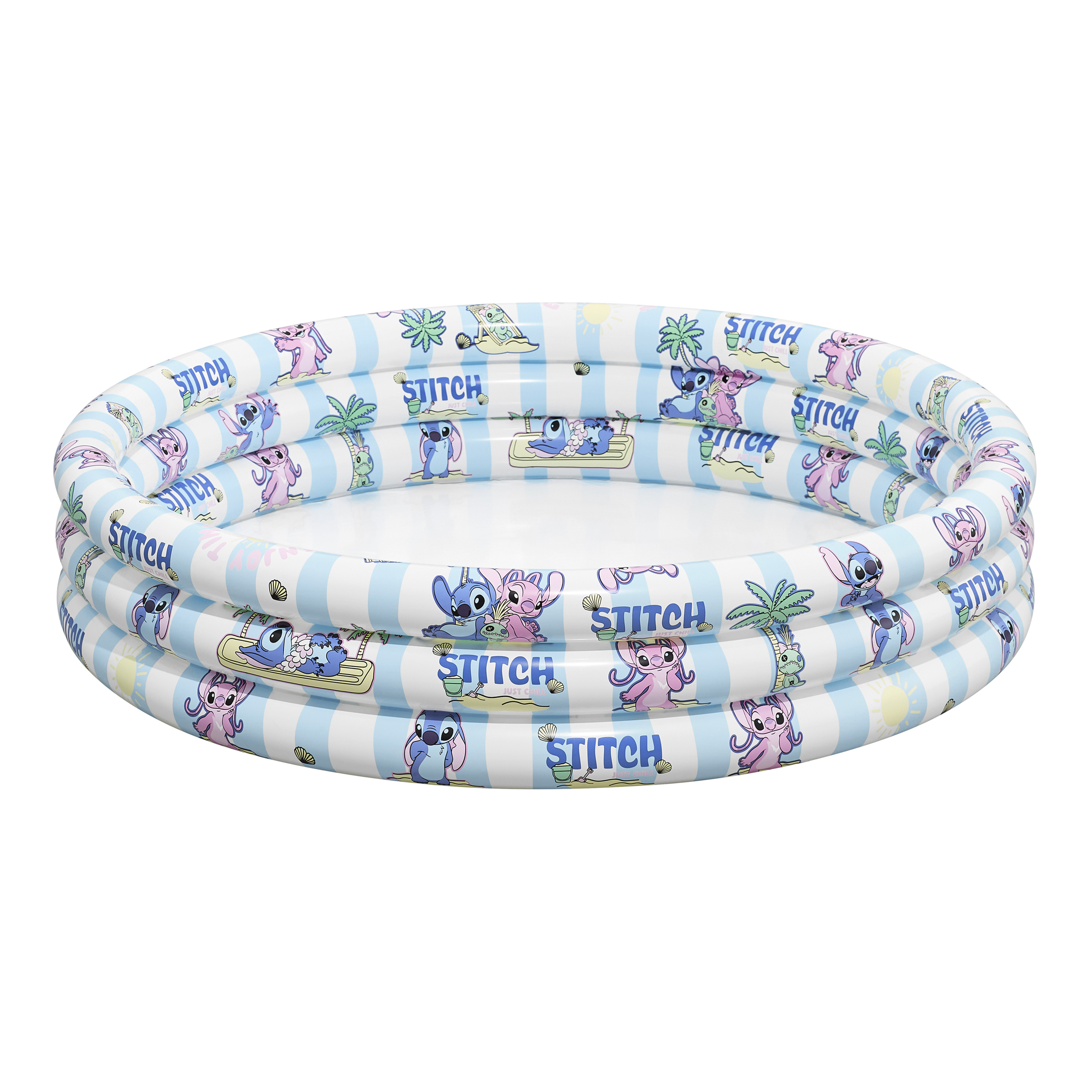 Bestway Piscina infantil Disney stitch 122 × 25 cm caja +2 años